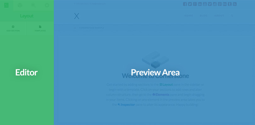 Cornerstone Editor and Preview