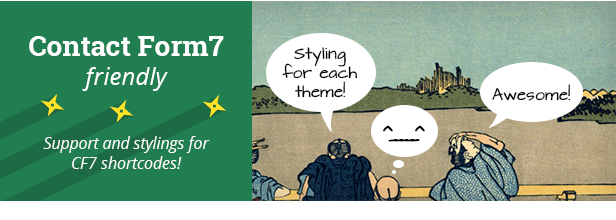 Contact Form 7 shortcodes styling