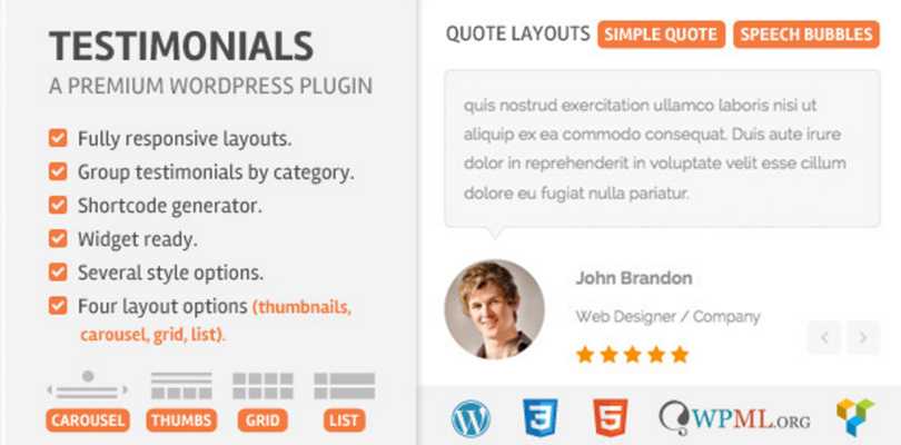 Top Free And Premium WordPress Testimonial Plugins