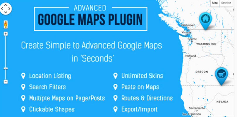 Responsive Styled Google Maps Wordpress Plugin