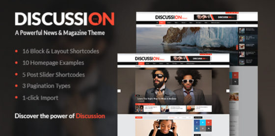 Discussion — A Powerful News Magazine Theme