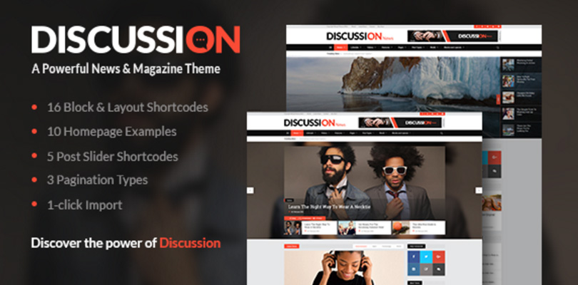 Discussion — A Powerful News Magazine Theme Discussion — A Powerful News Magazine Theme