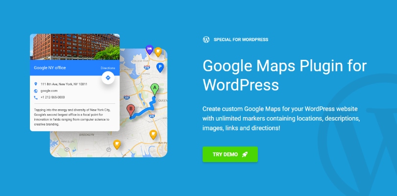 Responsive Styled Google Maps Wordpress Plugin